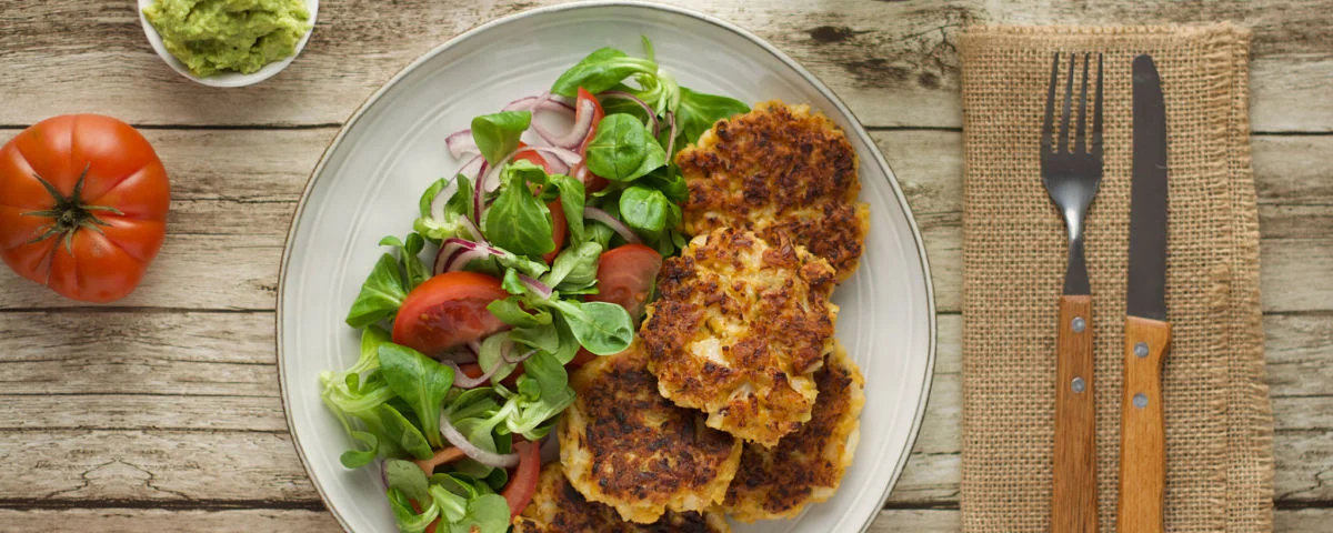 Kit de receta Patties de coliflor con guacamole